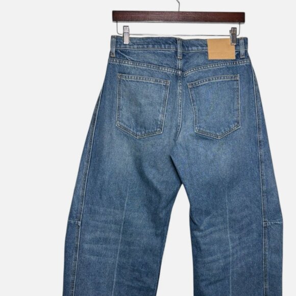 B Sides Relaxed Cuffed Lasso Jean Vista Blue sz 25 - Picture 5 of 8